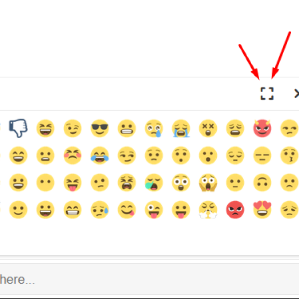 Emoticon Panel Resize