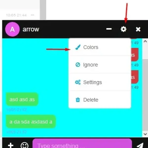 Private box colors