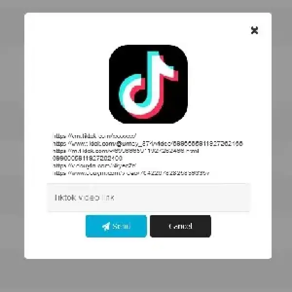 Share tiktok video