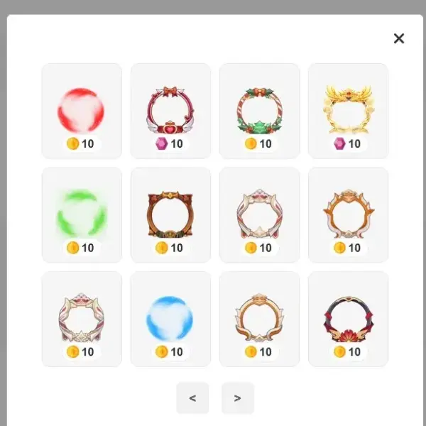 User avatar frame