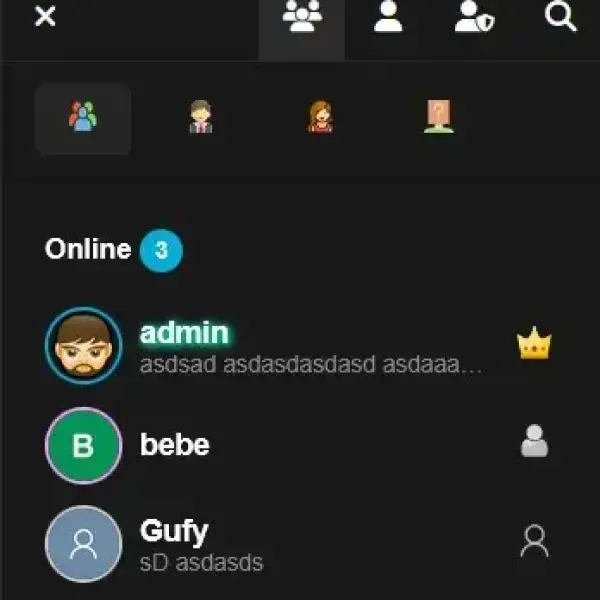 Userlist Gender Filter