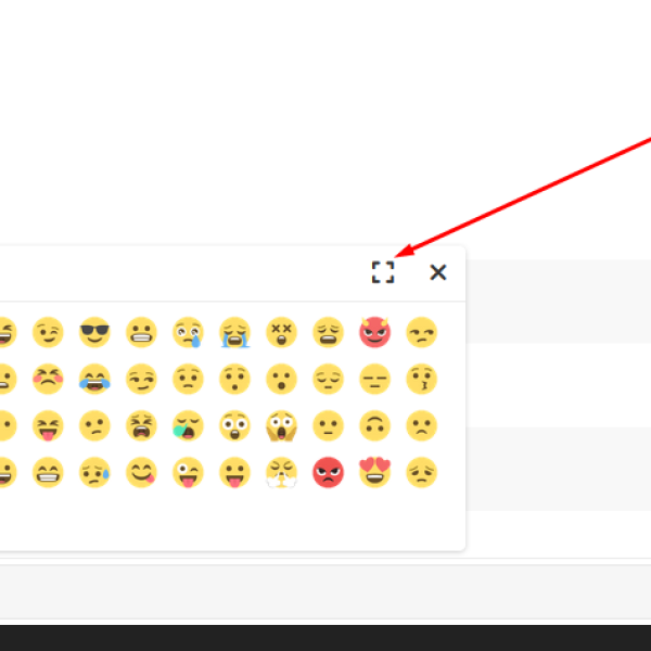 Emoticon Panel Resize